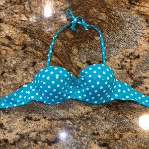 Super Cute Blue Polka Dot Bikini Top 👙👙